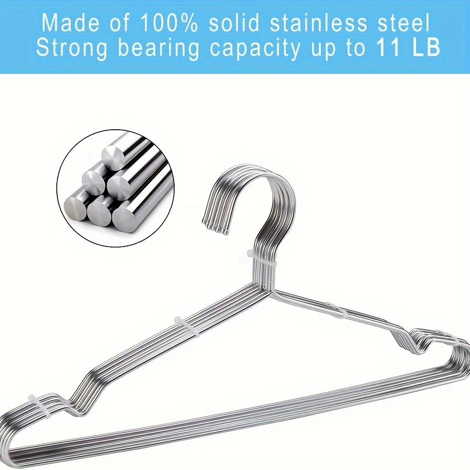 20 metal hangers non slip heavy duty rust - Temu United Kingdom