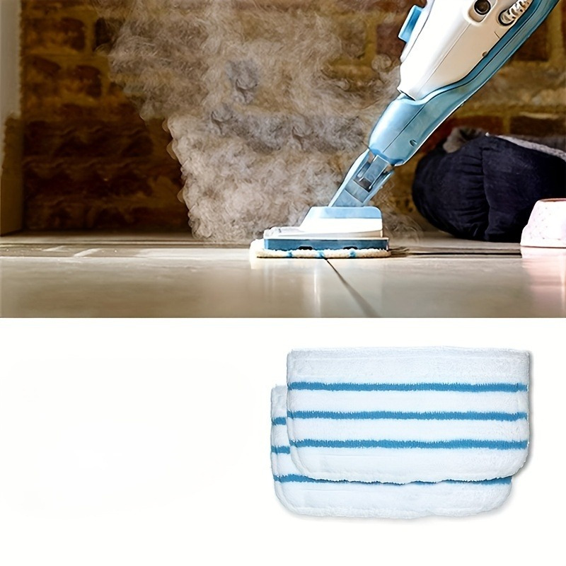 4 pack black decker steam mop cloth pads compatible with  1600  1610  1620   microfiber floor cleaning accessories easy   replacement details 1