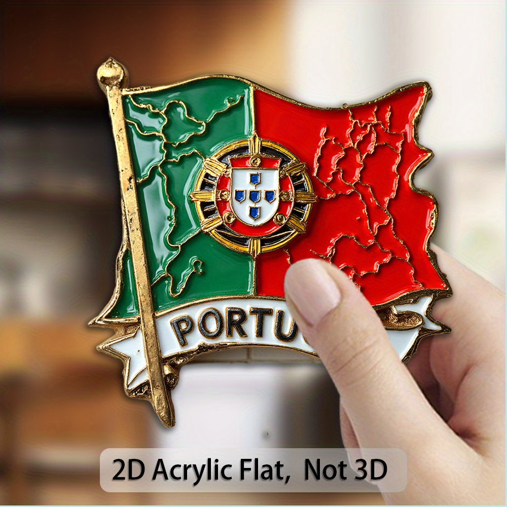 TEMU 1pc 2d Flat Printed Refrigerator Magnetic Decorative Sticker, Refrigerator Magnet. Features Bright, Long-lasting, Non-fading Colors. Strong That
