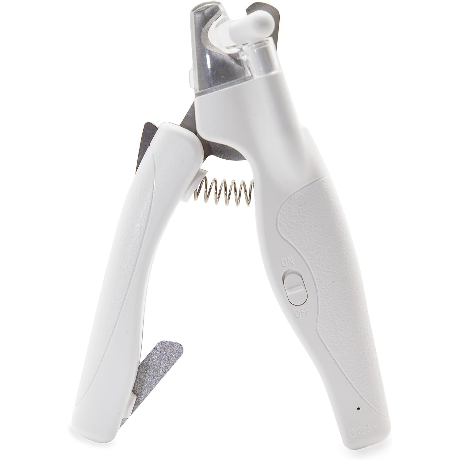 TEMU 2-in-1 Pet Nail Clipper And Trimmer - Silent Pet Nail Trimmer With Safety Guard And Splash Cover, Cordless Grooming Suitable For Small, Medium,