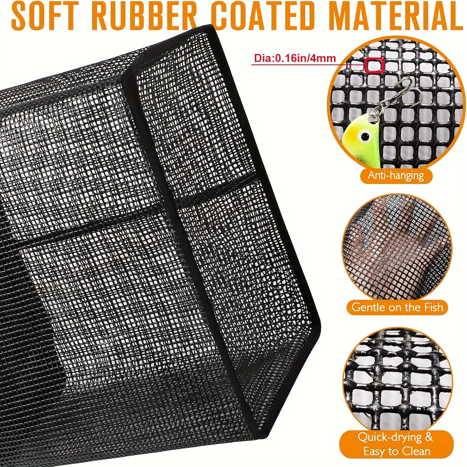 foldable floating cage, rubber coated fish basket, sea live fish catch protector, hanging fishing cage, minnow bait bucket minnow trap Product details 4