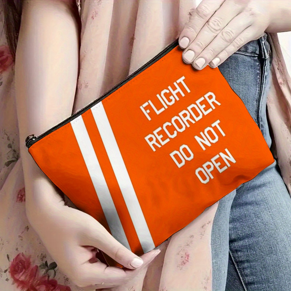 E-shop Flight Recorder Do Not Open von Jgarth22 Kosmetiktasche – Handtasche – Kulturtasche – Federmäppchen – Geschenktüte, Kosmetikaufbewahrung