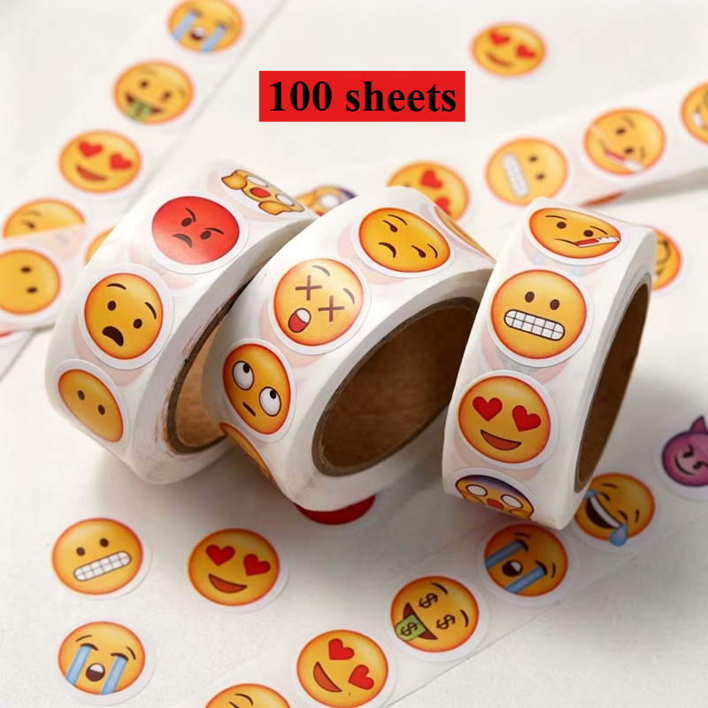 TEMU Paquete de pegatinas clásicas enrolladas, pegatinas creativas de memes, materiales bonitos para diarios de estudiante, pegatinas decorativas de