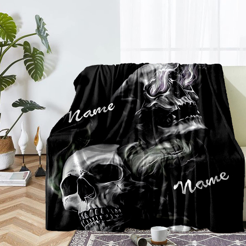 

Customizable Horror Blanket - Soft, Lightweight & Warm For Sofa, Bed, Outdoor Use | Machine Washable Polyester