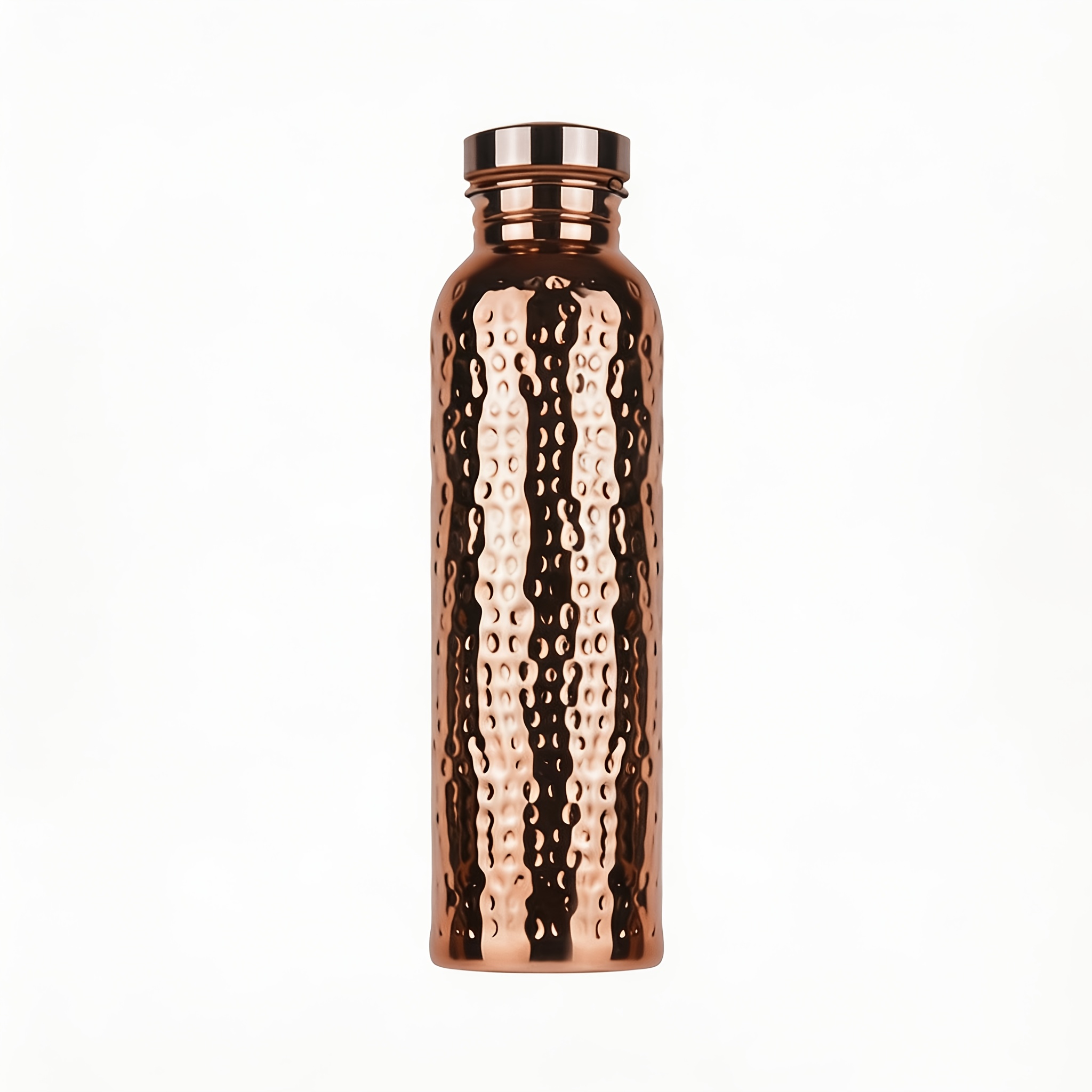 TEMU 27oz (800ml) 304 Stainless Steel Water Bottle - Leakproof Insulated Copper-plated Metal Water Bottle, Reusable Drink For Travel, Gym, Home &