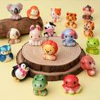 gift for her him random 7 15 22pcs multi item party animal toys bulk kawaii mini squishies toys for stuffers birthday party giveaways suitable for halloween and christmas celebrations expanding soft toys