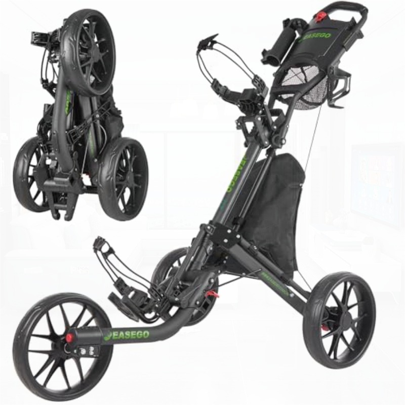 3 wheel push golf carts sold on Temu United States