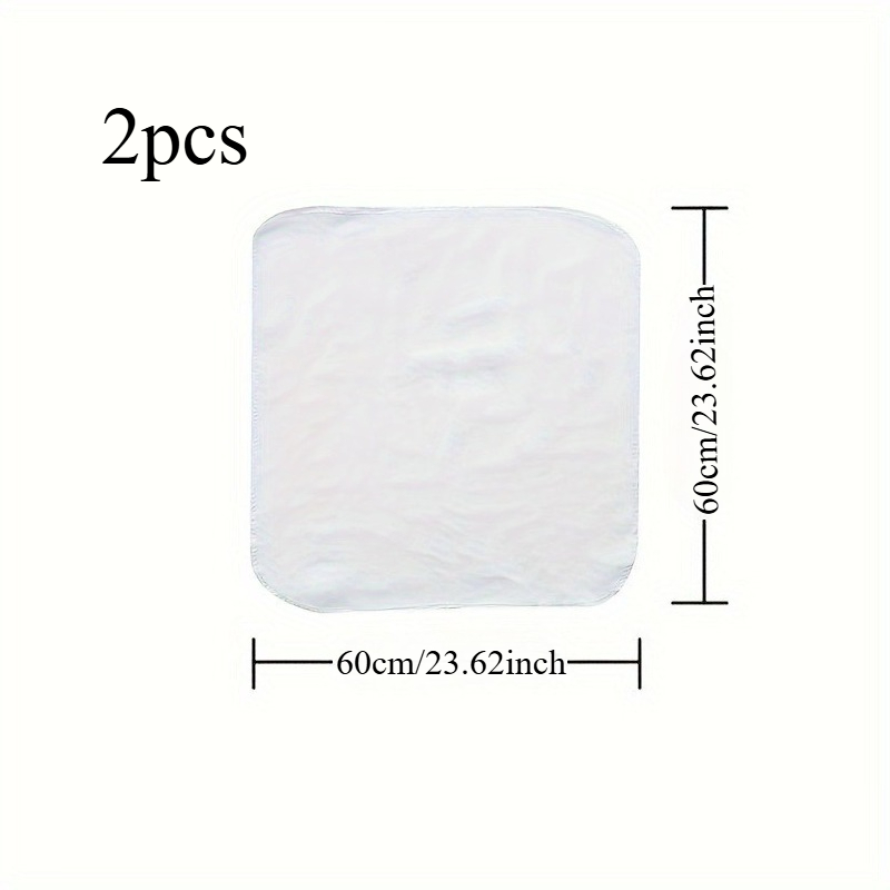 TEMU 2pcs Steaming Cloth 23.62in Transparent Reusable For Dumplings Buns Tofu Rice Fits Steamer Baking Pan Microwave Breathable Washable Kitchen
