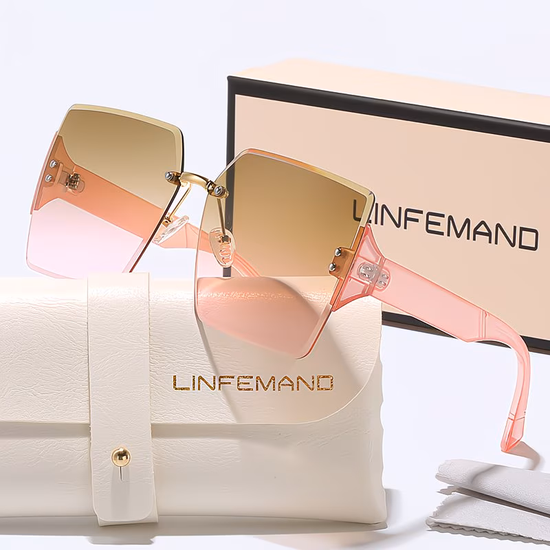 rimless decorative glasses for women summer party dance outfit festival gift Product details 6
