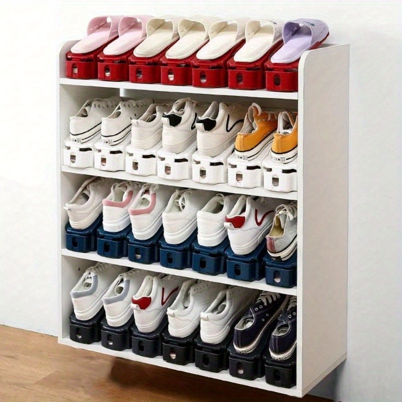 20pcs adjustable shoe slot organizers black plastic Temu Belgium