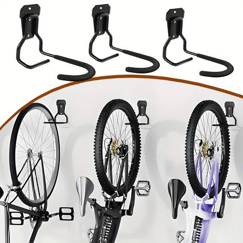 heavy duty heavy duty load bearing 30kg wall bracket garage storage hook road bicycle bracket bike frame iron bearing space saving storage rack space user