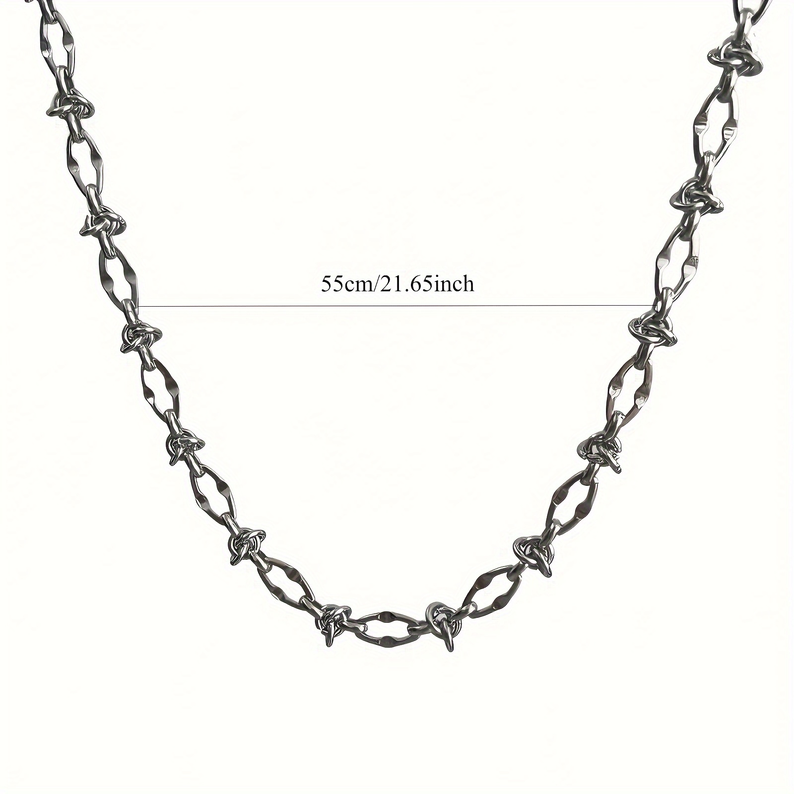 Basic Non-Fading Stainless Steel Necklace for Daily Wear
