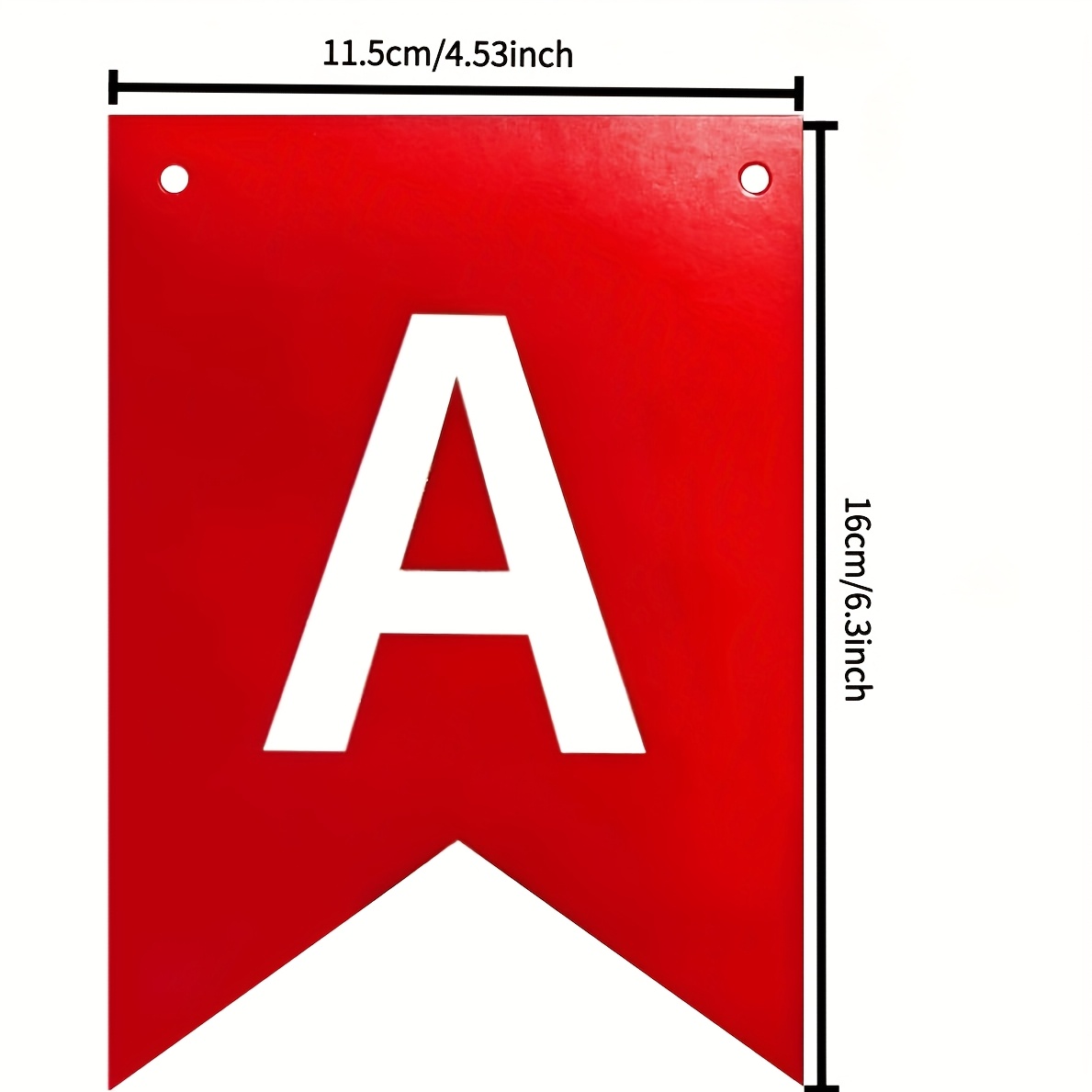 13pcs Set Happy Birthday Banner Decoration Red And Theme Party Supplies Pennant Decoration