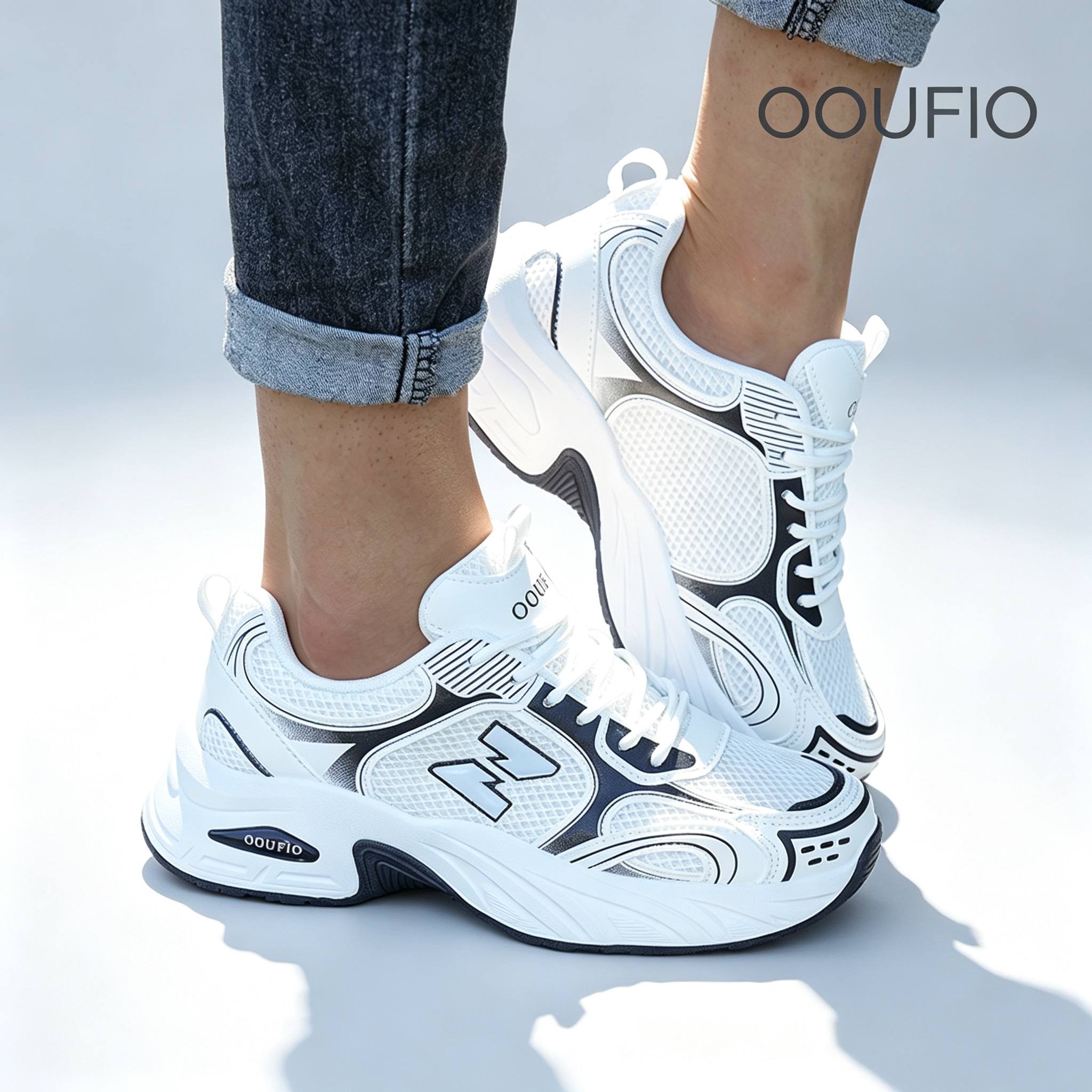 Women's Korean Retro Thick-Soled Low-Top Casual Sneakers