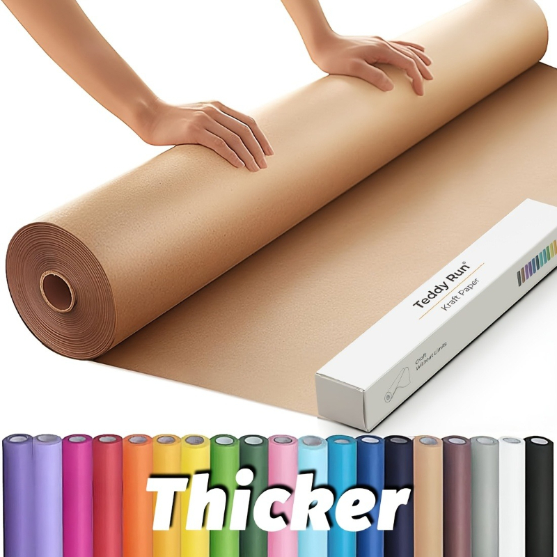 heavy duty   paper rolls versatile for valentines day gift wrapping bulletin board crafts   packaging diy projects easel transport floor poster protection tabletop covering and childrens art paper