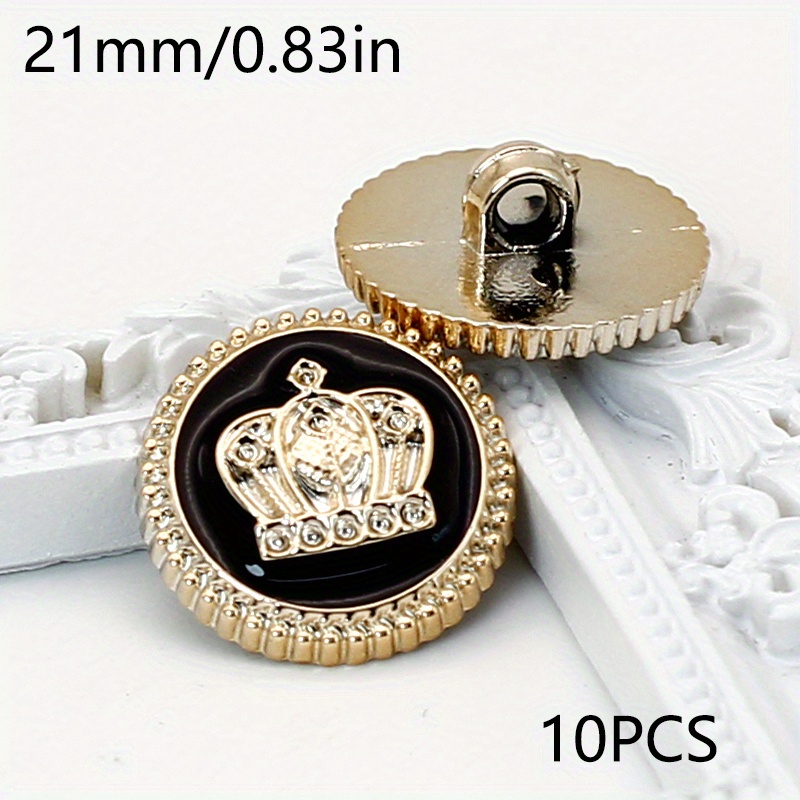 10pcs Plastic Buttons Suitable For Woolen Coats, Windbreakers, Double-sided Cashmere Shirts, Suits, Jackets, Knitted Cardigans, Vintage Versatile Valentine's Day Gifts