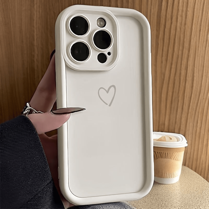 a white high bamboo hollow heart shaped golden personalized Temu