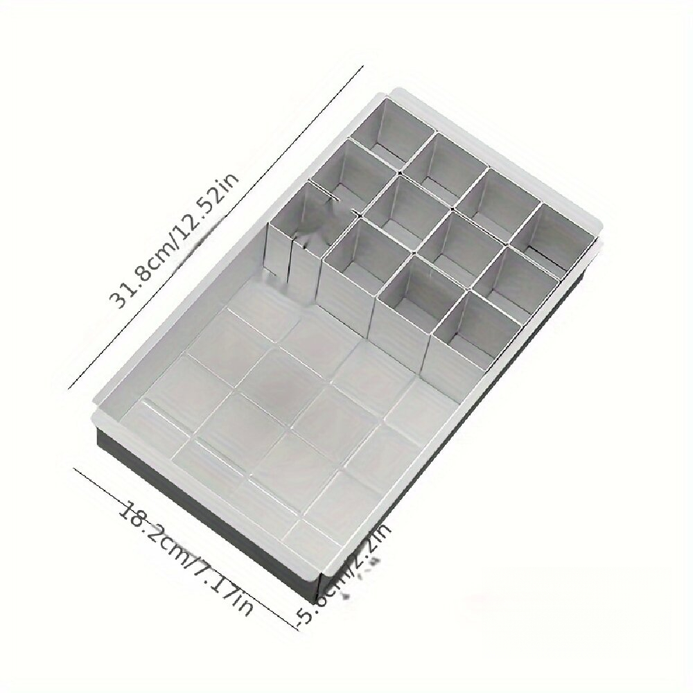 Food-grade Aluminum Alloy Numbered Cake Mold, Movable And Adjustable, Can Form Any Number Combination, Dessert Chocolate Bread Mold