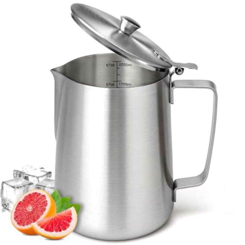 Milk Frothing Jugs (Black Teflon