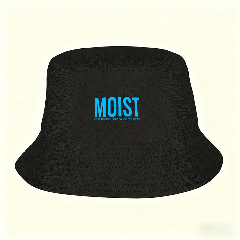 TEMU "hipster" Bucket Hat - Humorous Novelty Fisherman Bucket Hat, Printed With The Slogan "everyone Hates Hipsters", Men's Breathable Outdoor Hat,