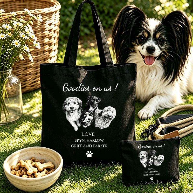 Customizable Dog Gear Bags for Pet Supply Storage