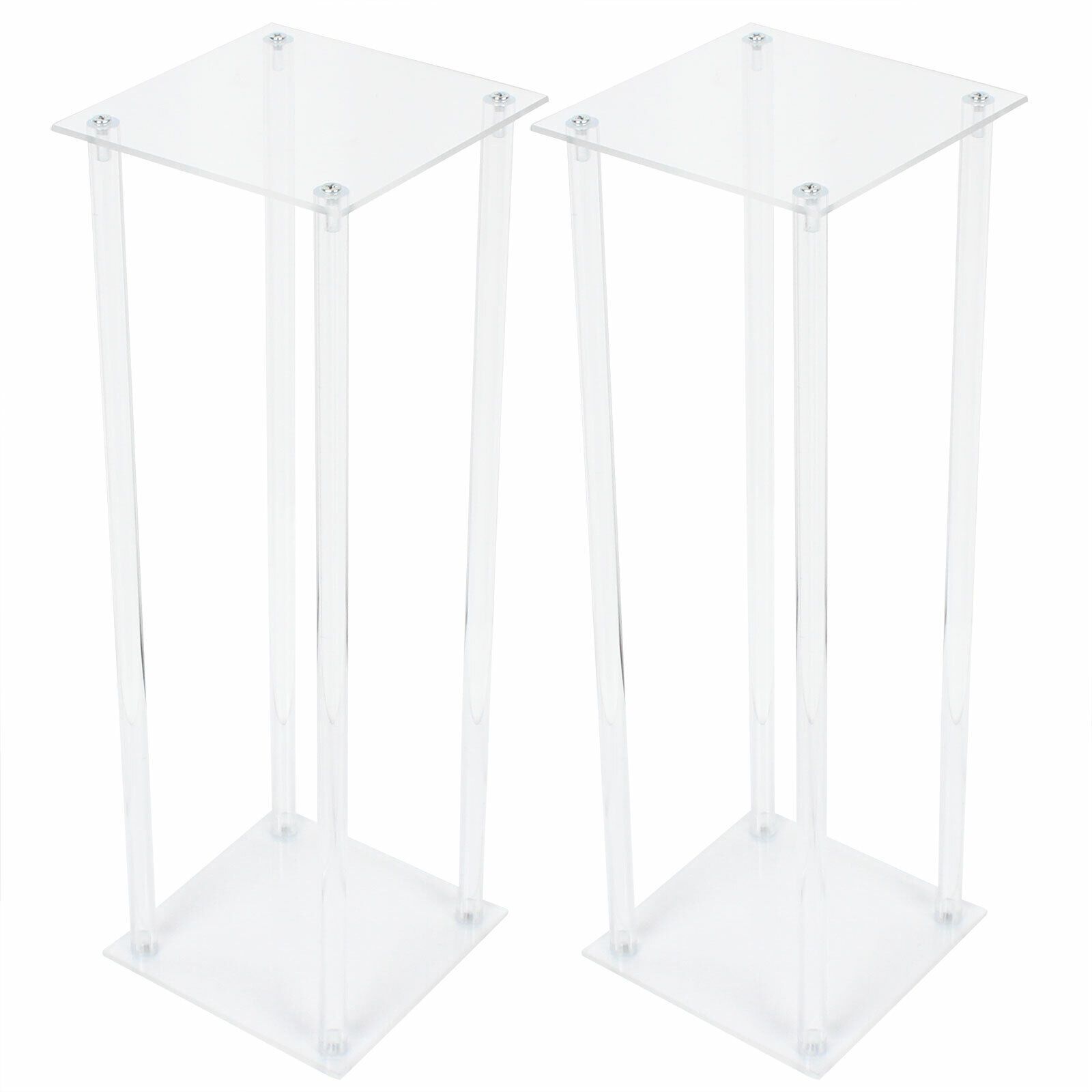 TEMU 2pcs Acrylic Flower Stand, Wedding Decoration Flower Stand, For Wedding Decorations, Gatherings, Anniversaries, Parties