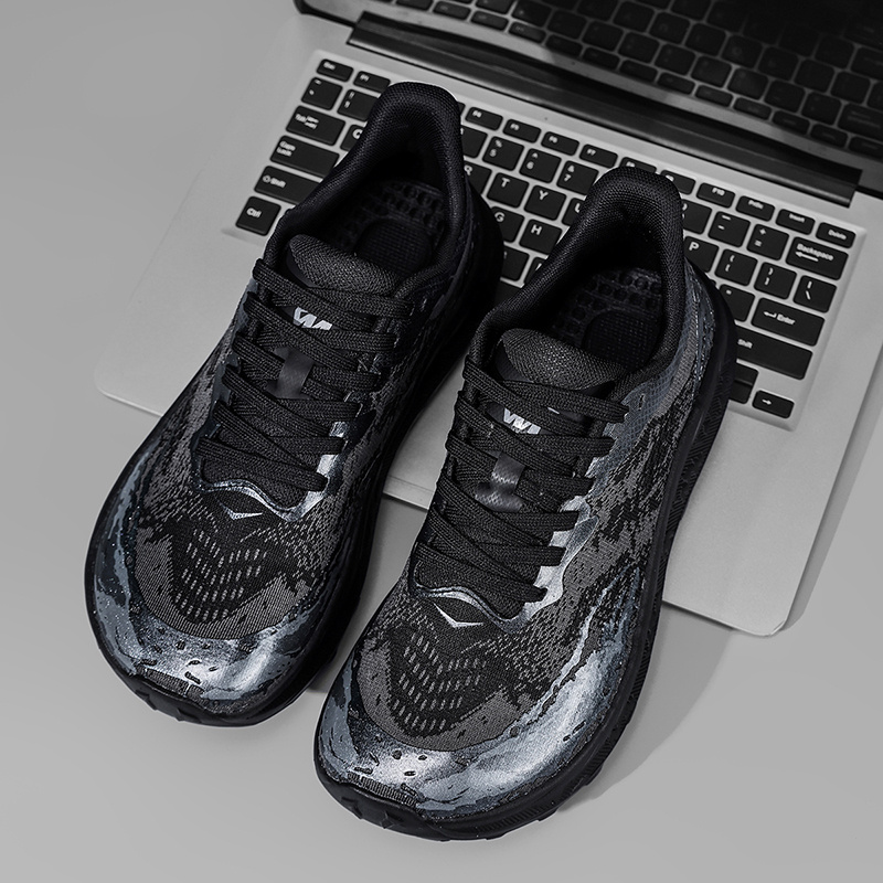 High-Quality Knit Upper Wide-Toe Sports Shoes