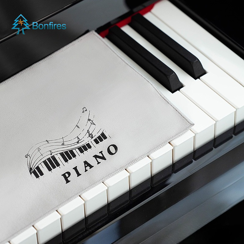 E-shop FF Bonfires Dreieck Klavier-Tastaturbezug, 88 Tasten E-Piano Abdeckung, Tastenbezug, Einfach, Modern