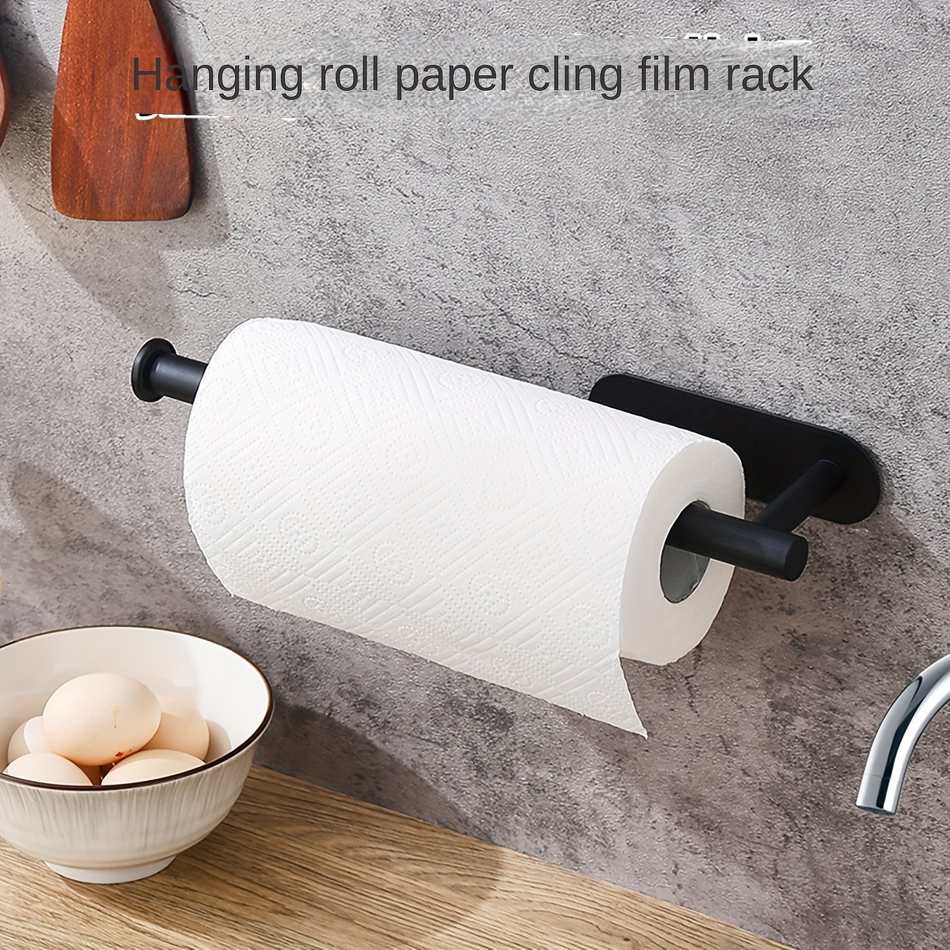 

-install No-drill Kitchen & Bathroom Towel - Mounted, -saving For , Plastic & Towels