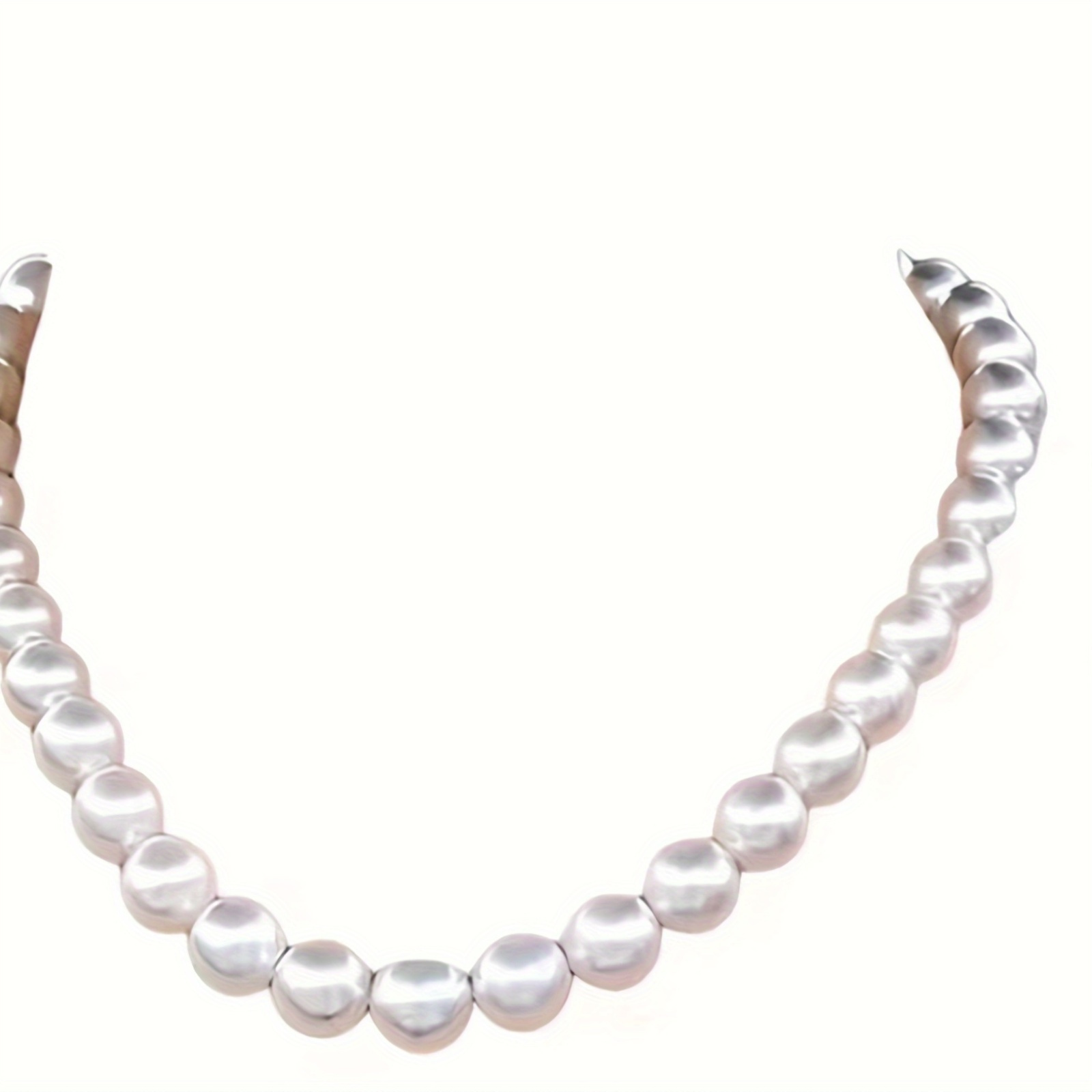 Round Freshwater Pearls Necklace - Gift for Mom, Wedding, Bridesmaid