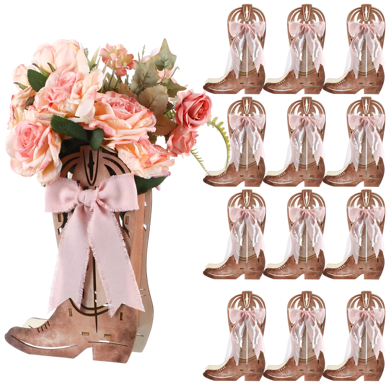 cowboy centerpieces sold on Temu United States
