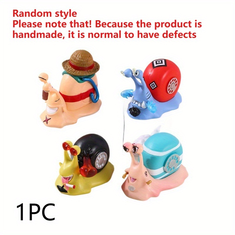 TEMU Random Style Insect Bonsai Ornaments, Snail Ornament Sets, Handmade Landscape Ornaments, Creative Diy Ornaments, Car Ornaments, Resin Crafts,