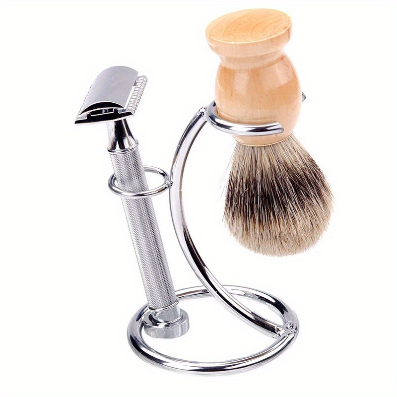 

Men's Home Stand Zinc Alloy, Vintage Storage Rack For Straight Razors, Hairdressing Tools.