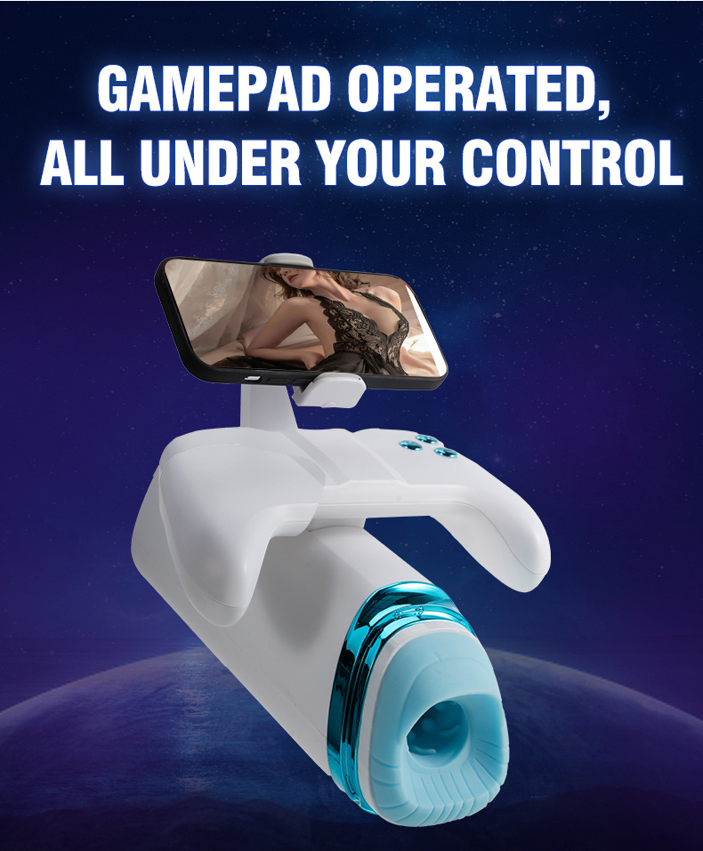 valentines day thanksgiving christmas gifts for men automatic male   with heating 10   telescoping 10   vibration game controller style rechargeable hands free stroker waterproof adult   toy for men easy to clean Product details 10