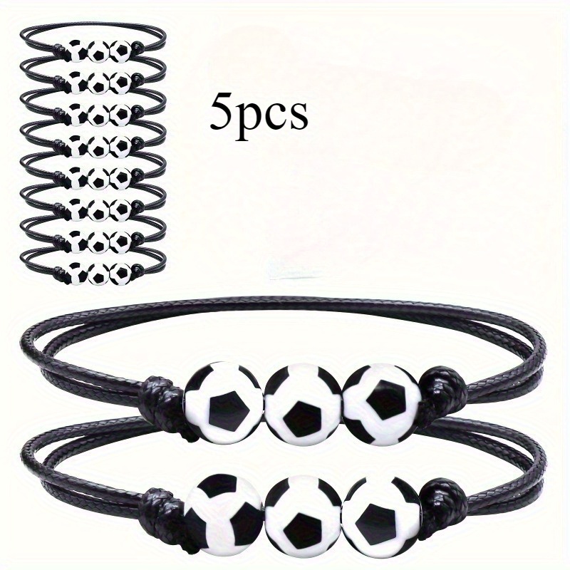 E-shop 5er-Set Fußballparty-Geschenke: Inklusive Armband und Tragetasche – für Fußball-Themenpartys