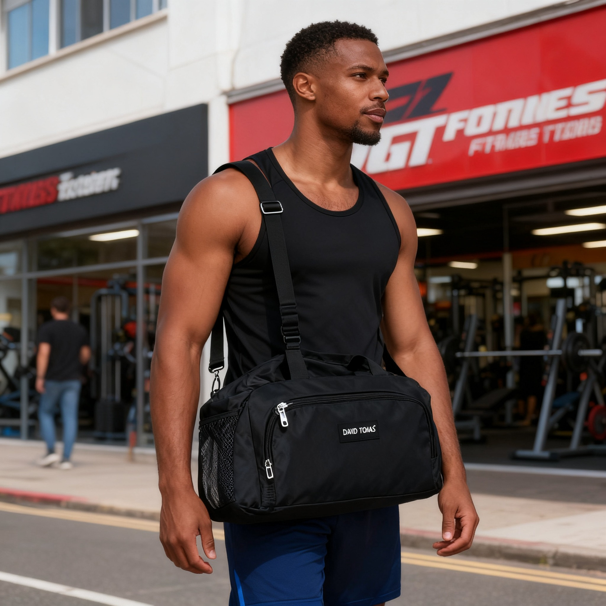 Large Capacity 3-in-1 Convertible Gym & Travel Duffel Bag with Wet/Dry Compartment - Multifunctional Sports Tote, Lightweight Nylon Bag for Swimming, Gym Equipment, Dumbbells, Gymnastics Gear - Zipper Closure, Unisex for Men &