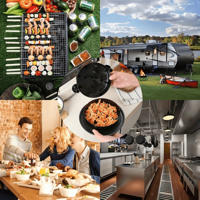 1-2 piezas de un manual para picar pollo y moler carne de res - un gadget de cocina reutilizable y limpiable