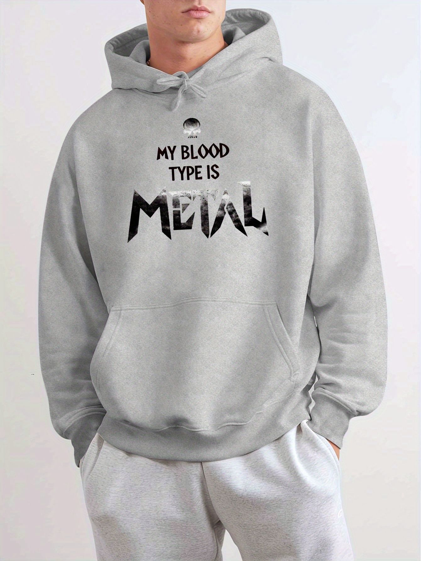 tipo sangre es metal nueva sudadera terciopelo otoño Temu Chile