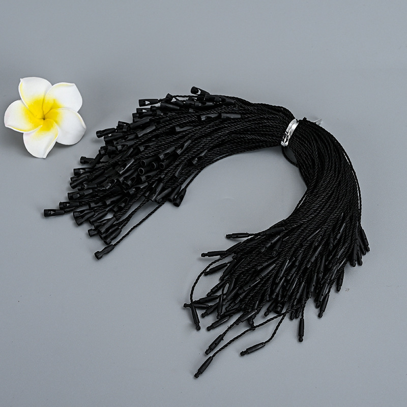 TEMU 50pcs High-end Wax Rope Hanging Beads, Hanging Tags, Clothes Hanging Tag Ropes, Labeling Ropes, Clothing Hanging Tag Ropes With Plastic For