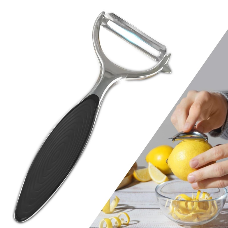 1pc Of Stainless Steel Melon Peeler, Suitable For Home And Commercial Use, Versatile Kitchen For Peeling And Scraping, Ideal For Restaurants