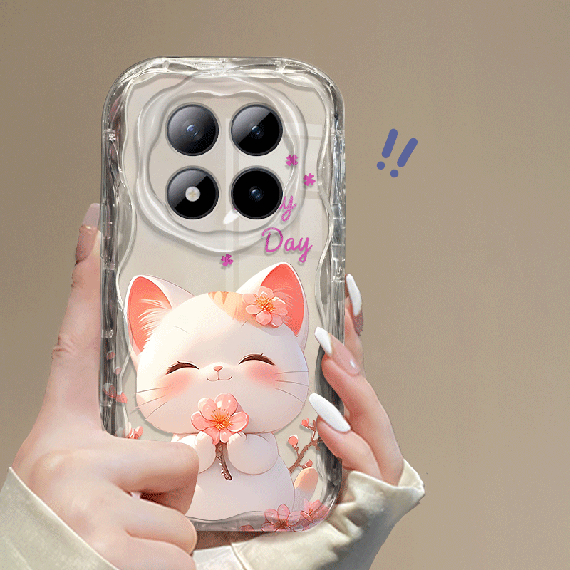 TEMU Coque de téléphone - Convient pour Xiaomi Redmi Note 15 Pro 5G Pro+ Note15 Pro 4G, coque flexible en TPU transparente, antichoc, avec motif de