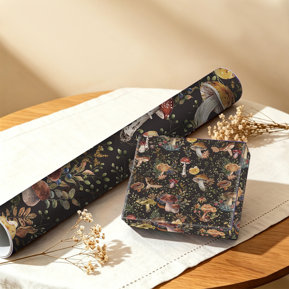 TEMU 1roll, 2d 19.69x118.11in Vintage Themed Wrapping Paper, Material For Birthday Gift Boxes, Bridesmaid Gifts, Holiday Presents, Suitable For