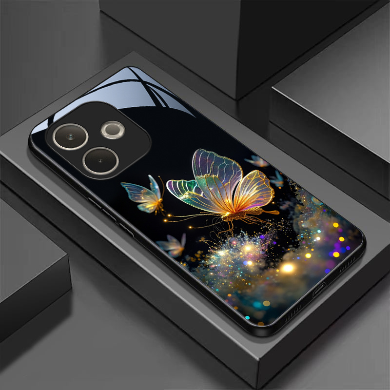 TEMU Phone Case: Phone Case Suitable For Oppo A5 Pro Hard Case And Pattern Tempered Glass Protective Cover