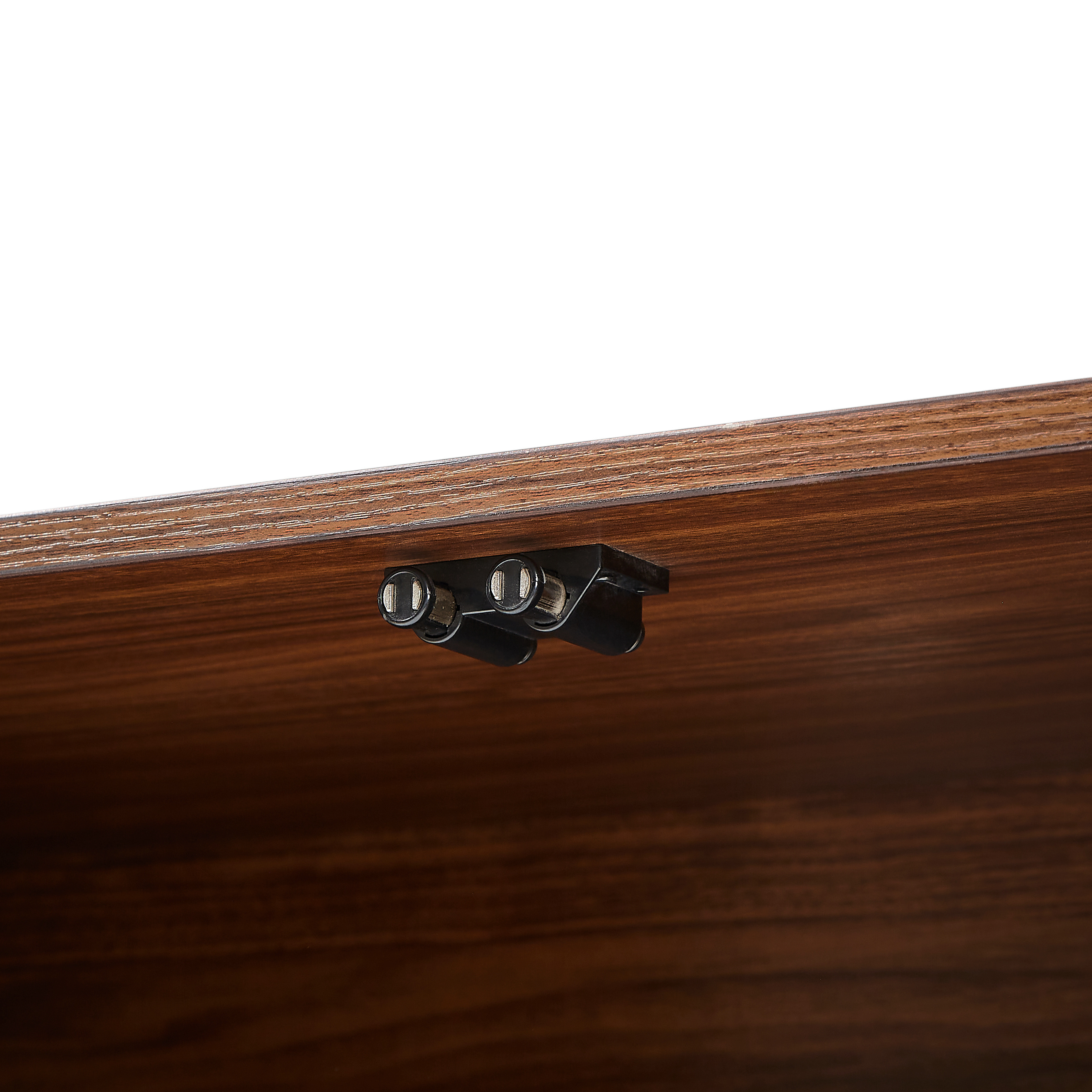 Wave Pattern Buffet Sideboard 12 Adjustable Shelving and Pressed Spring Detail