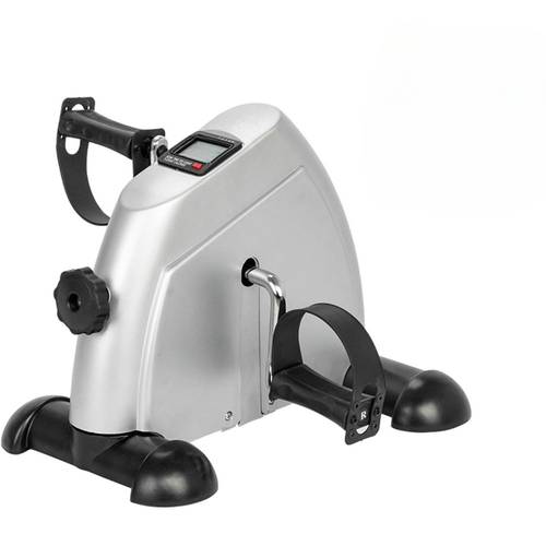 mini exercise bike under desk bike pedal exerciser portable home exercise home use hands and feet trainer mini exercise bike silvery