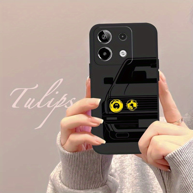 Ohišje za telefon: luksuzno Taillights za Redmi Note 13 12 11 S Pro + Speed 4G 5G stransko črno zeleno ohišje za telefon Darilo
