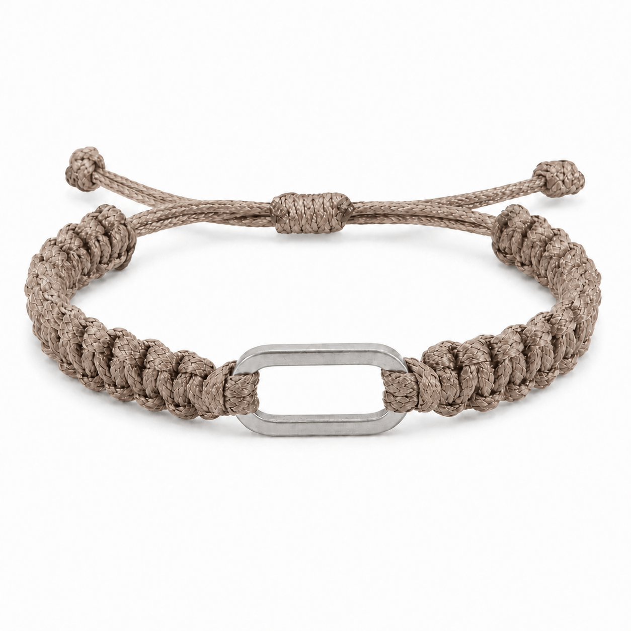 Personalized Two Name Oval Link Bracelet, Adjustable Wristband
