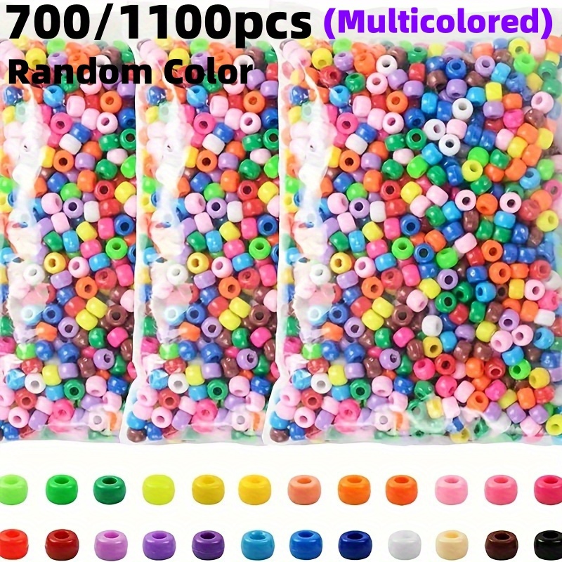 700pcs Multicolored Pony Beads for Jewelry Making