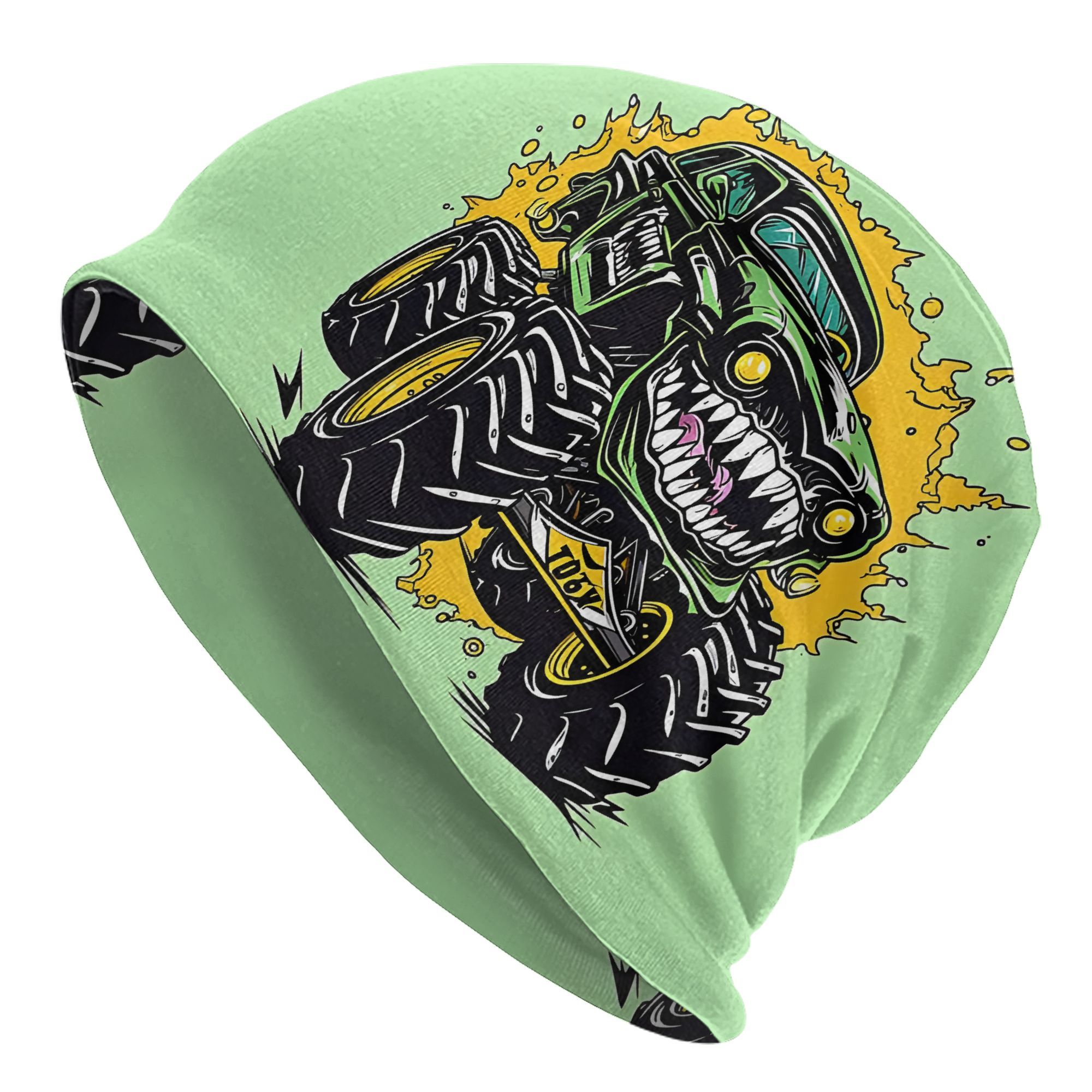 

Graphic Hat For Men, Skull Cap, Polyester & , Novelty Cap