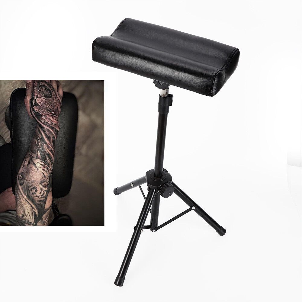 E-shop Zusammenklappbarer, höhenverstellbarer Tattoo-Stativständer mit Schaumstoffpolster, Arm- und Beinablage, 70- cm, Armlehne, Hochleistungswerkzeug